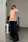 Windowsen wide -leg ski pants PS23P005 black